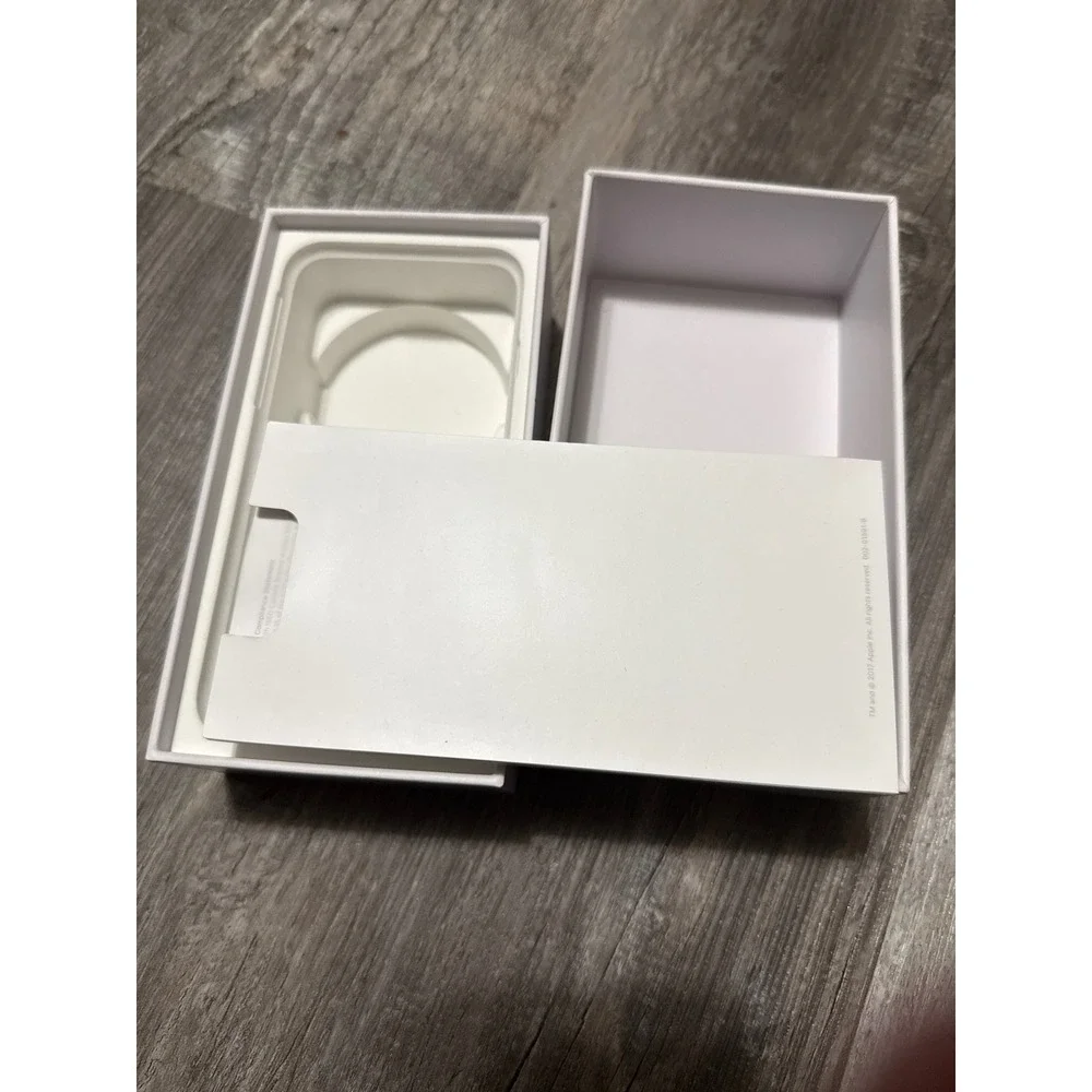 Apple iPhone 8 64GB Silver Original Retail Box Only A1905 with Documentation